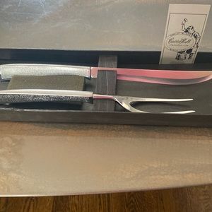 Brand New Stainless Steel Carving Set.